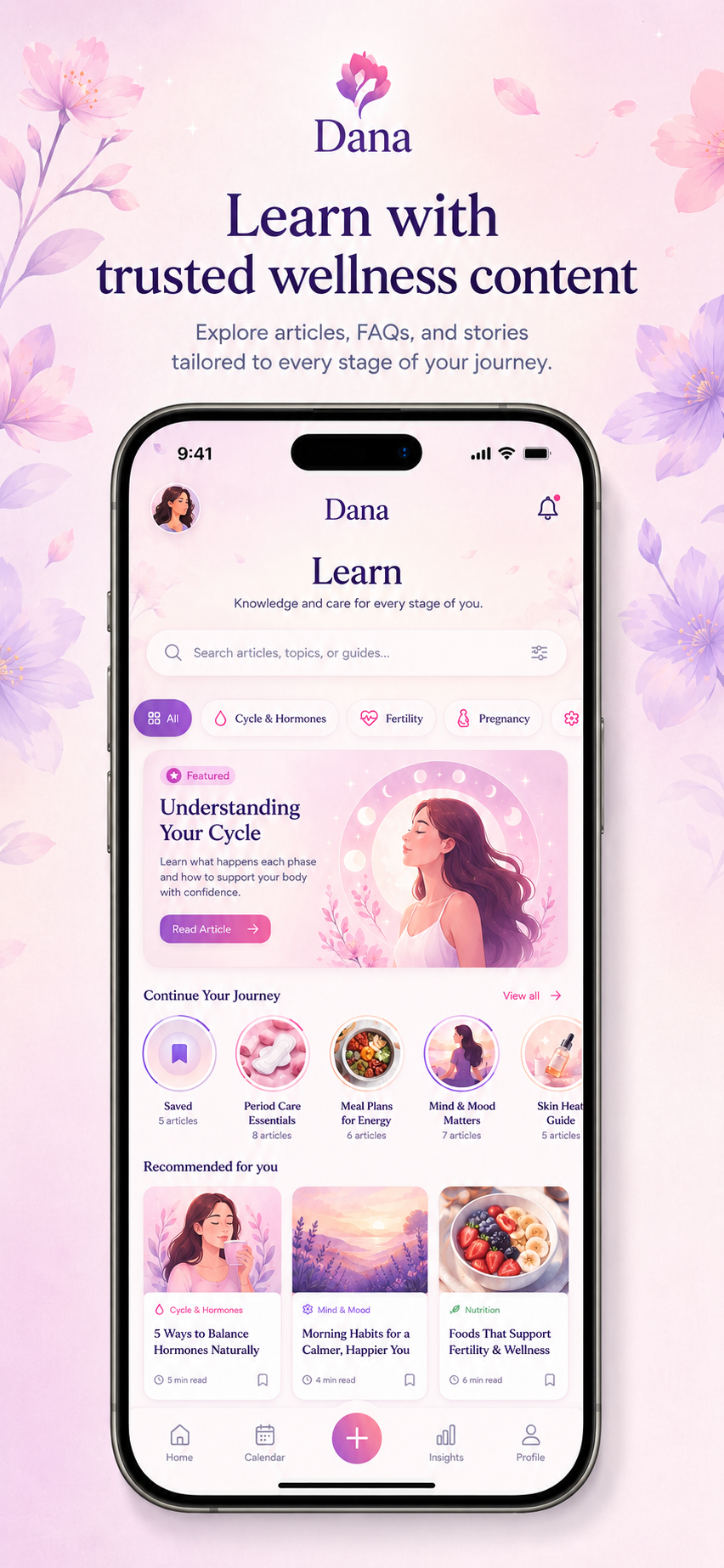 Dana app — Learn library